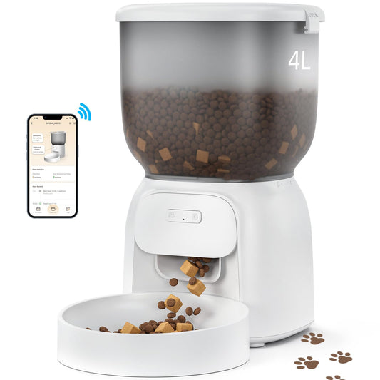 Smart Automatic Cat Feeder – Remote Control & Scientific Feeding