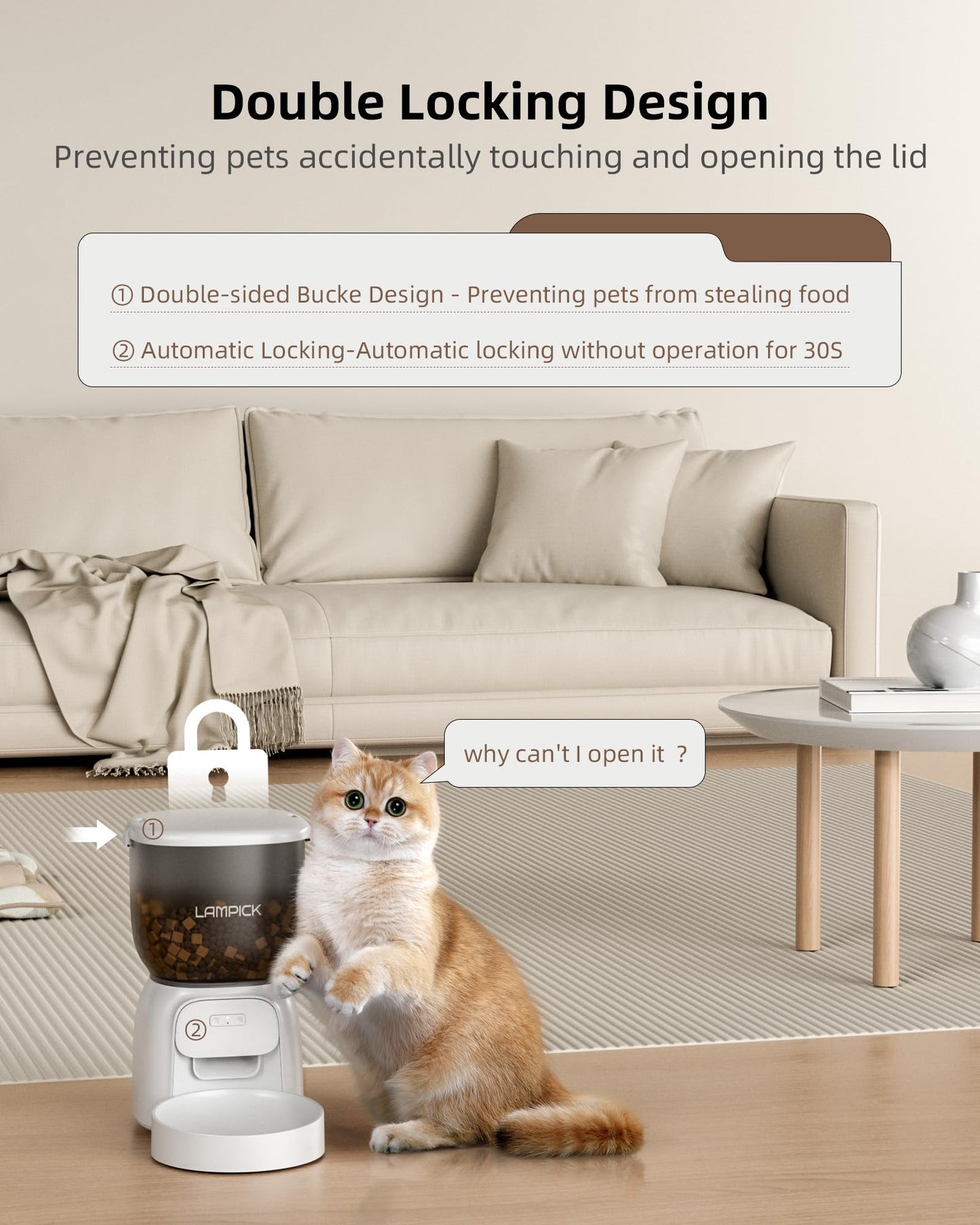 Smart Automatic Cat Feeder – Remote Control & Scientific Feeding